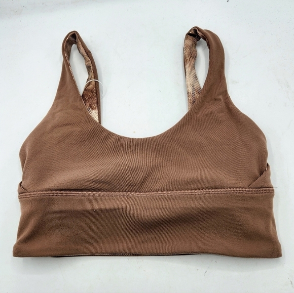 Lululemon Align Bra Shine Light Support A/B Cup Diamond Dye Reversible Size 4 - Picture 3 of 13